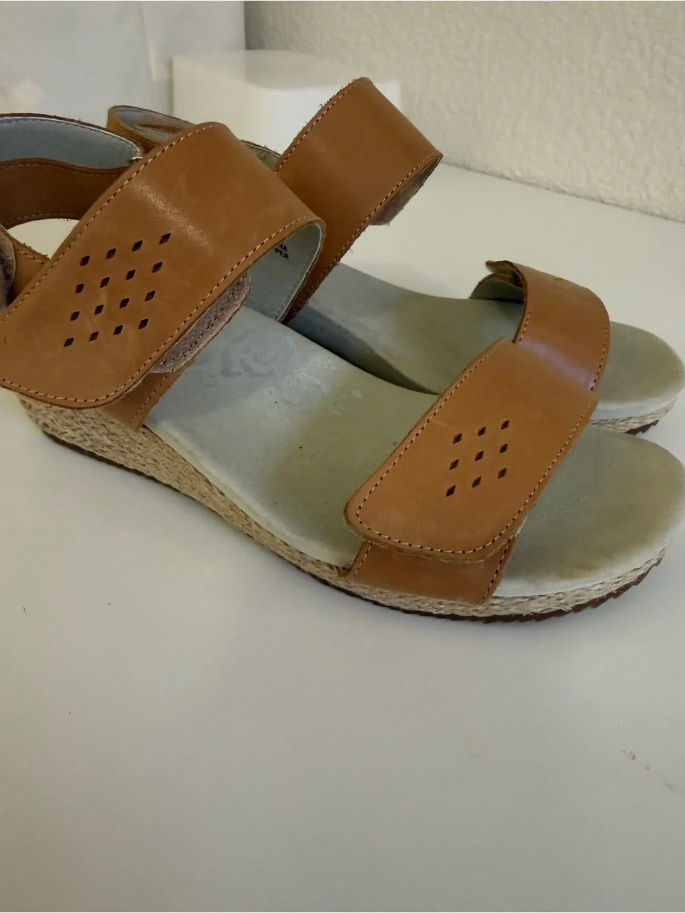 Propet | Madrid Strappy Espadrille Leather Wedge Sandals‎ | NWOT | 8